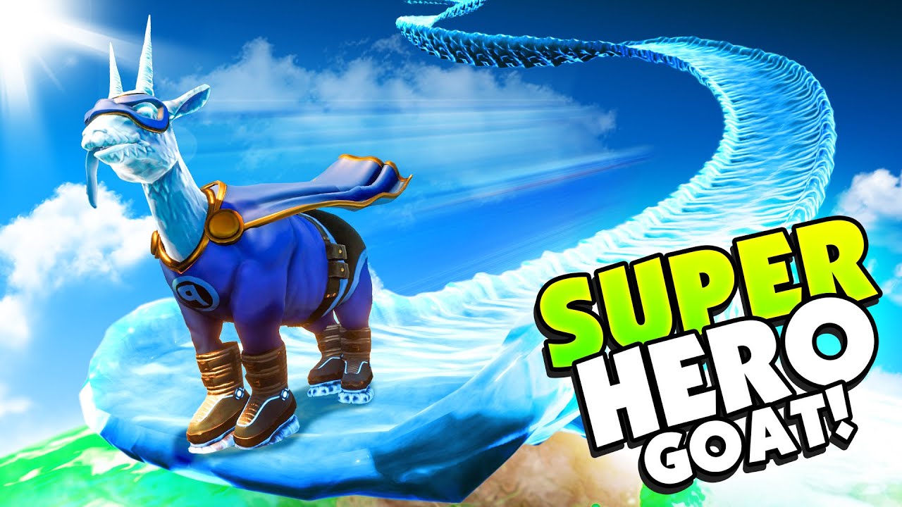 SUPER HERO Goat Can Summon ICE! In Goat Simulator 3