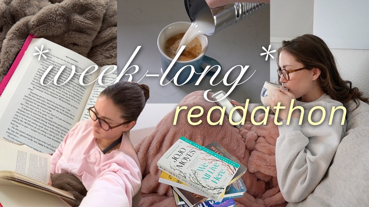 Недельный марафон чтения, чтобы преодолеть читательский кризис ⏱️📖 *видеоблог о чтении*