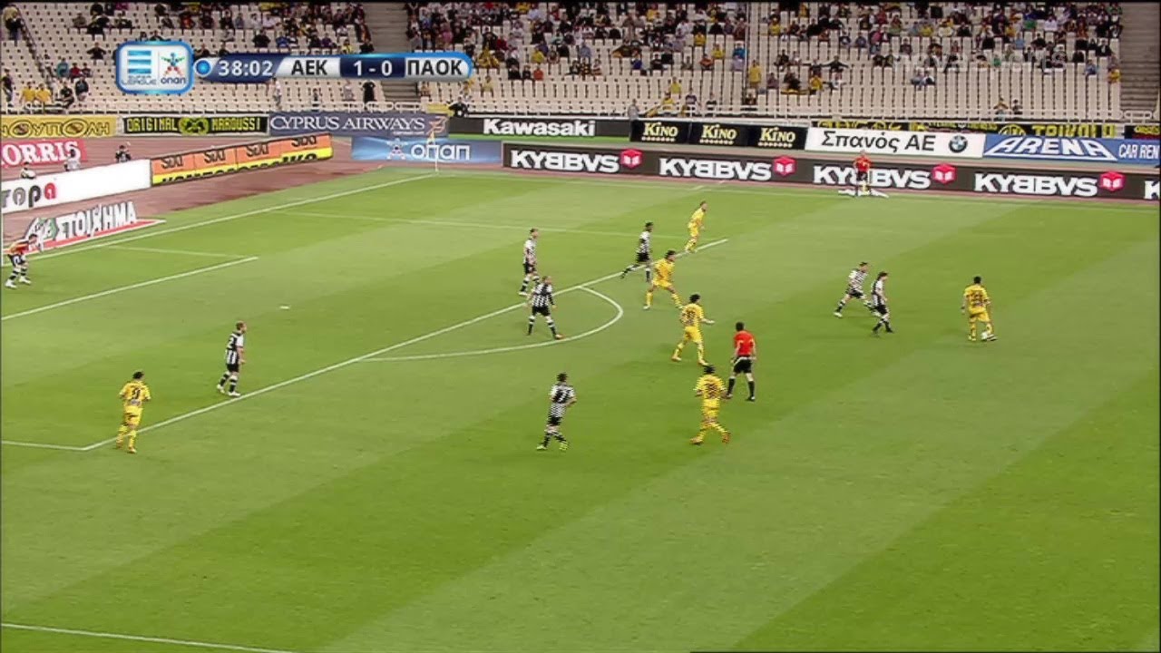 ΑΕΚ - ΠΑΟΚ  (2-0), 16/05/2012