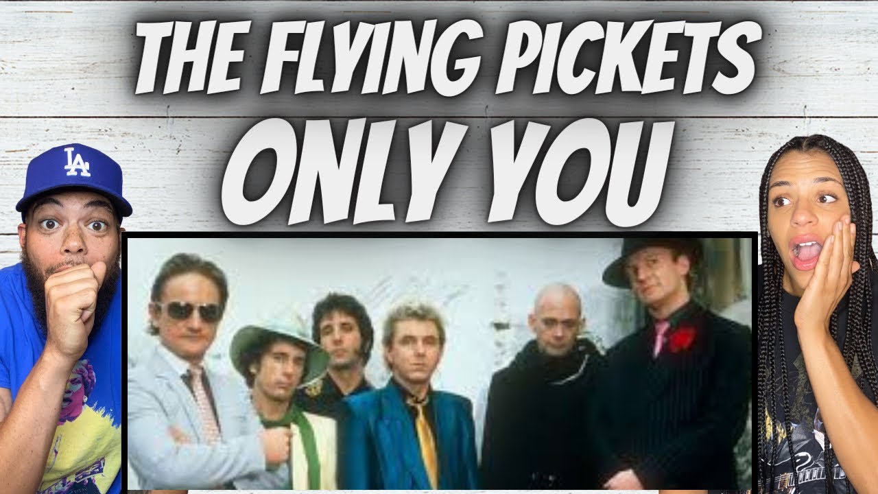 ALL SMILES!| FIRST TIME HEARING  The Flying Pickets -  Only You REACTION