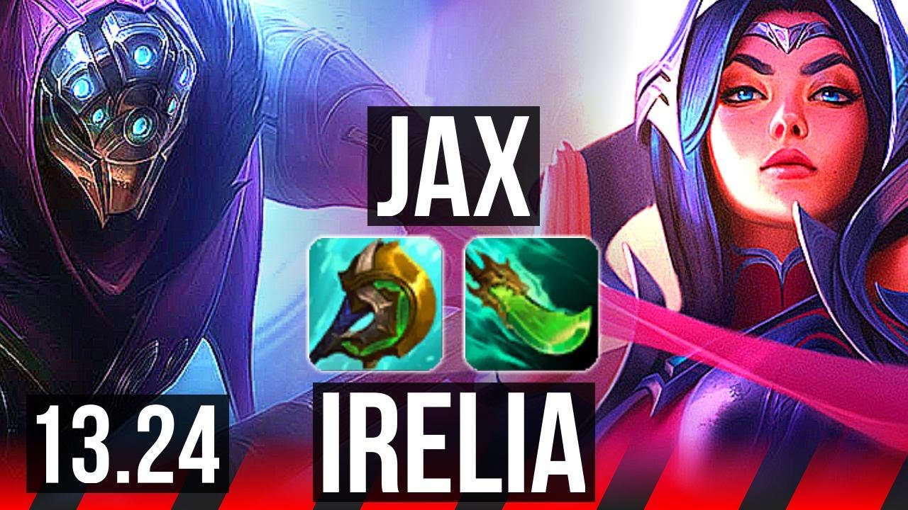 JAX vs IRELIA (TOP) | 7 solo kills, 500+ games | KR Master | 13.24