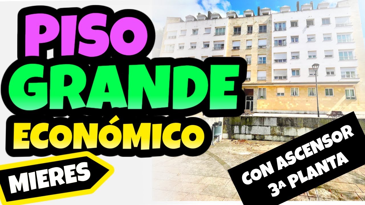 VENDIDO | 71.000€ | MIERES, Asturias | Un piso para vivir tranquilo | Inversión rentable
