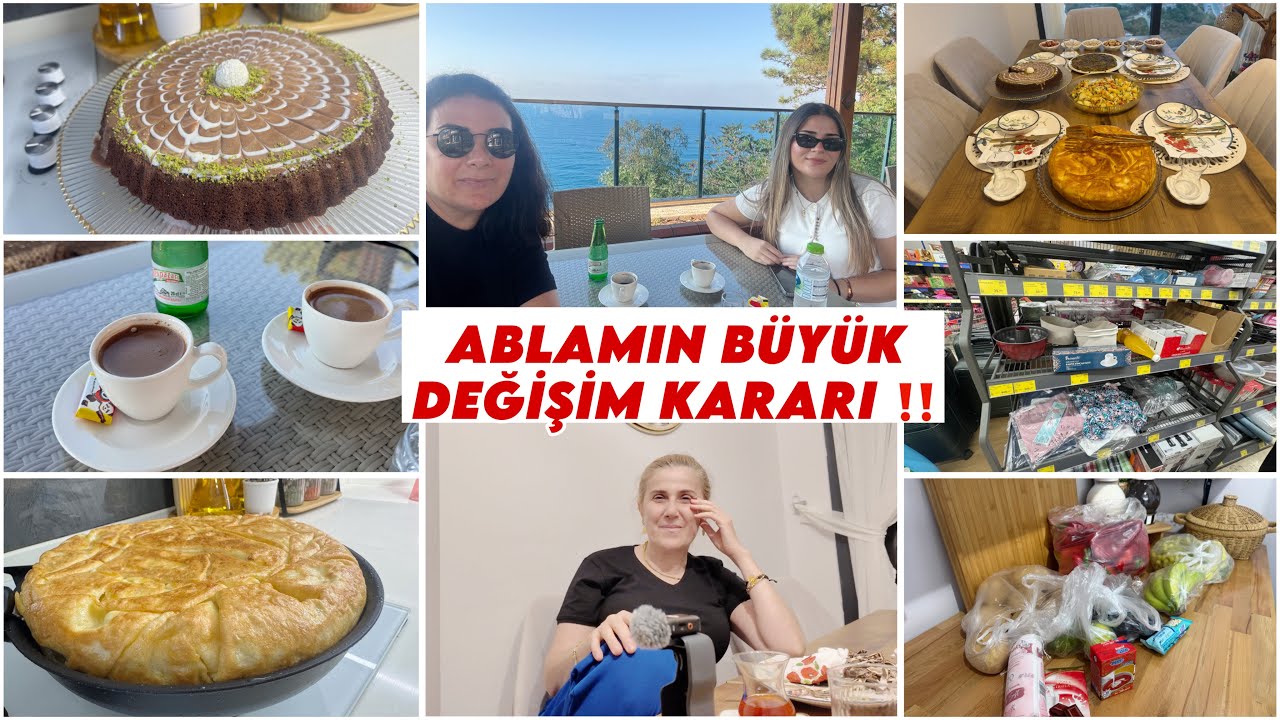 ANNE GİDELİM DEDİ GİTTİK ‼️ HAZIRLIKLARIM ‼️ ÇAY MASAMIZ ‼️ ABLAMLA SOHBET ‼️ BİM AKTÜEL 👌🏼VLOG 🎬