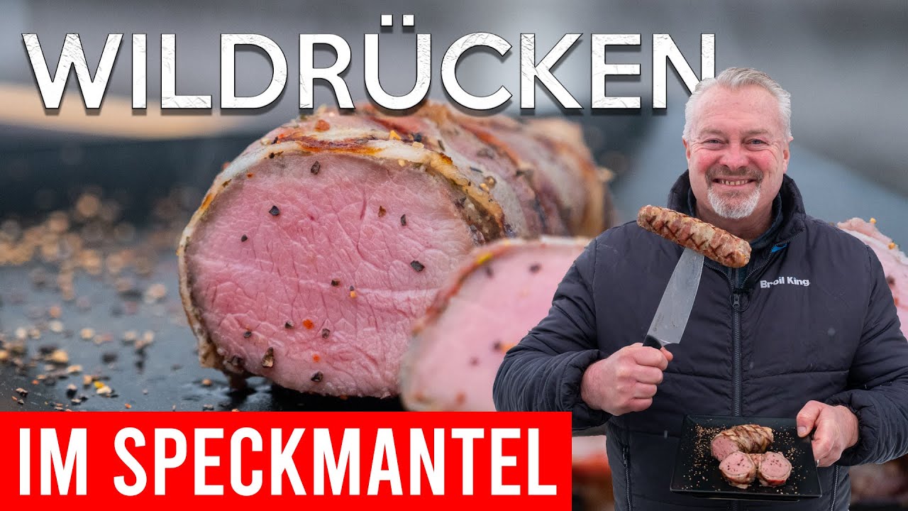 Saftiger Wildschwein Rücken im Speckmantel mit Spezialtechnik // Peter Zeitler