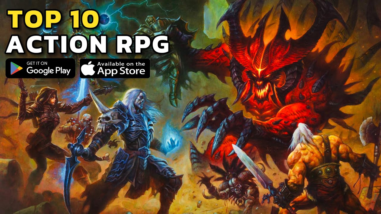 TOP 10 Amazing Mobile Action RPG Games to Play in 2025 (iOS & Android)