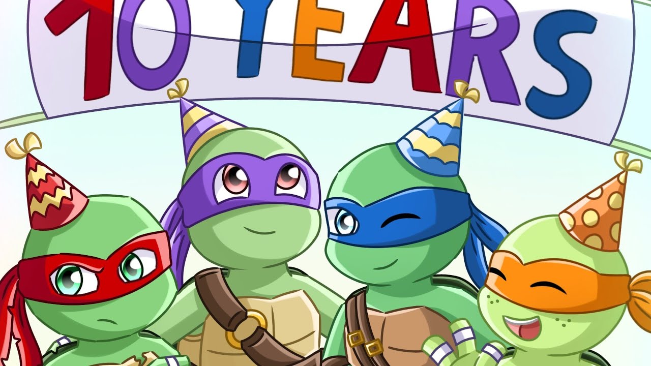 10 years💫 // Tmnt 2012 birthday speedpaint