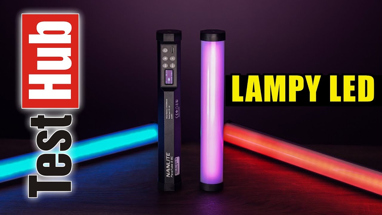 NanLite PavoTube II 6C - Lampa LED - oświetlenie planu zdjęciowego i filmowego