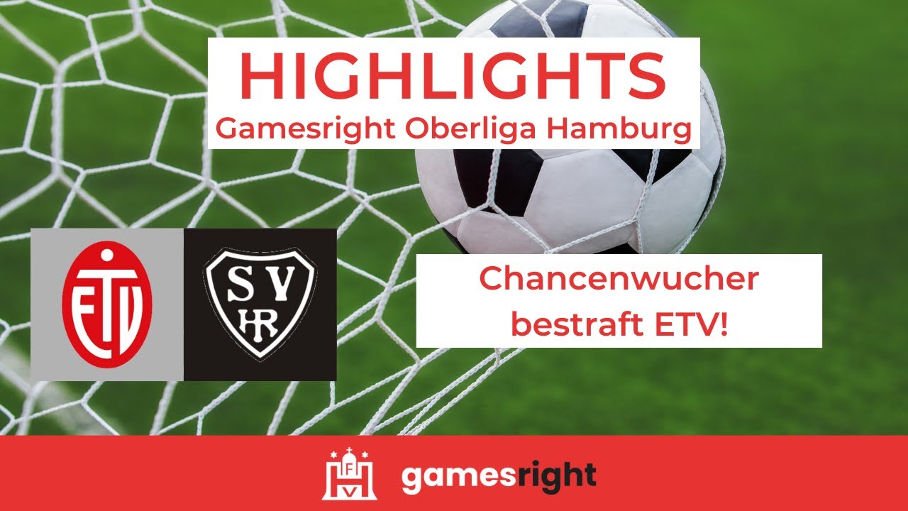 22  Spieltag Gamesright Oberliga Hamburg Highlights ETV   Tura Harksheide