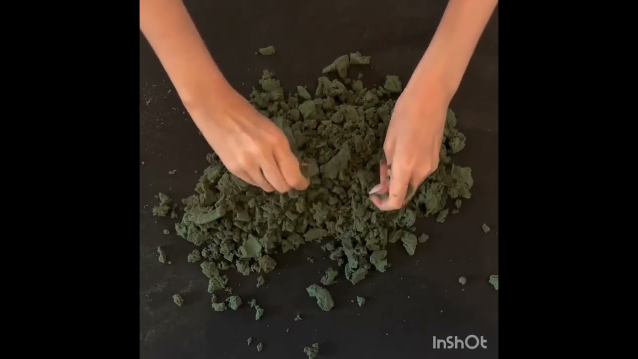 ASMR amazing floral foam crunch time #asmr #satisfying #asmrfloralfoam 