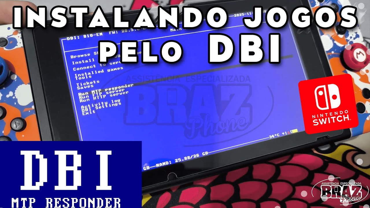 INSTALANDO JOGOS VIA DBI - COMPUTADOR (NINTENDO SWITCH)