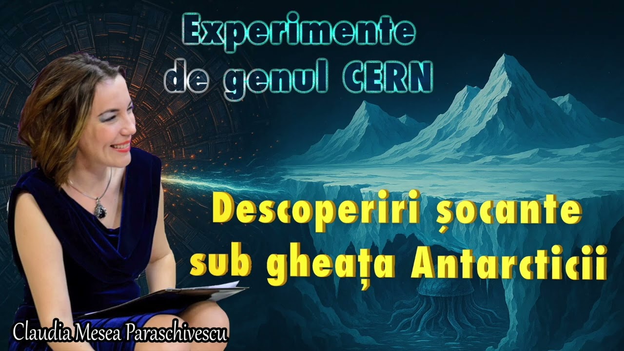 🔬Experimente CERN & Descoperiri Șocante sub Gheața Antarcticii ❄️  Ce s-a descoperit?