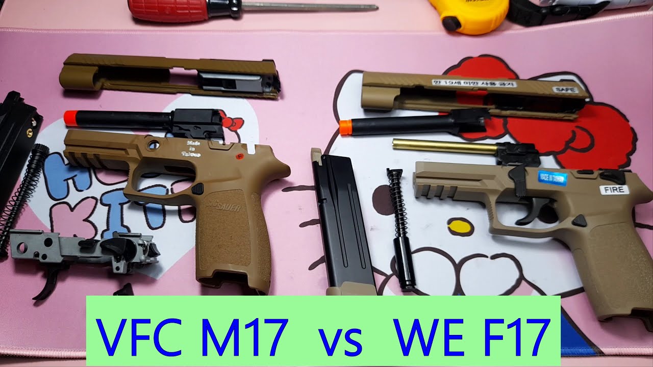 SIG SAUER VFC M17 vs WE F17