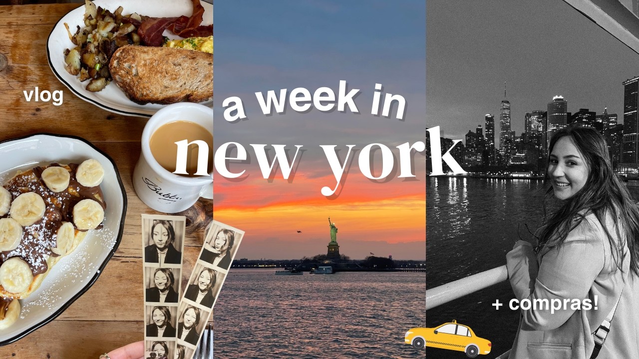 a minha viagem de sonho | uma semana em nova iorque 🗽 | isabel mota