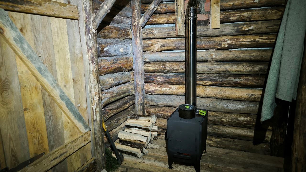 Installing a New Stove in My Underground House | Rain and a Cozy Night Alone