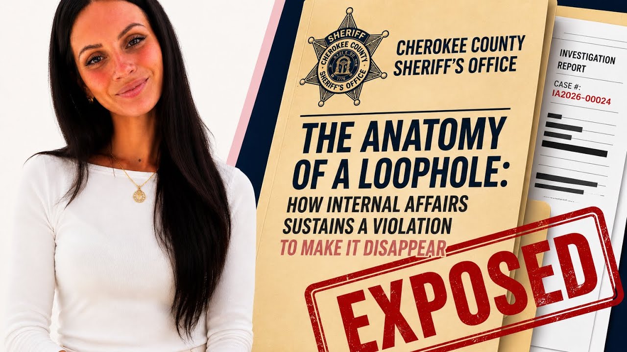 How Cherokee County Sheriff's Office Hides Internal Misconduct 