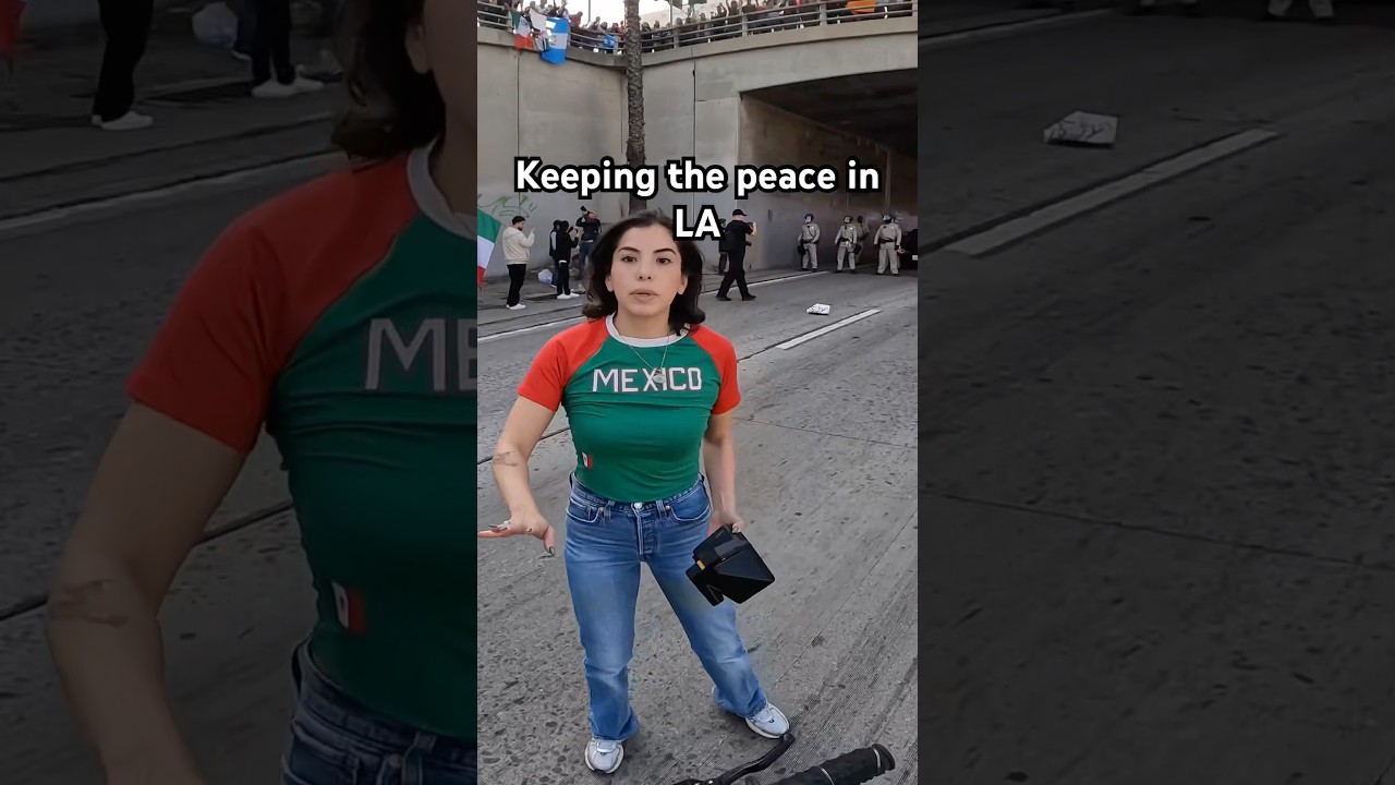 Мирный протест в Лос-Анджелесе &mdash; это выход 🇲🇽☮️ #losangeles #raw #rawtv #ebike #ice #protest