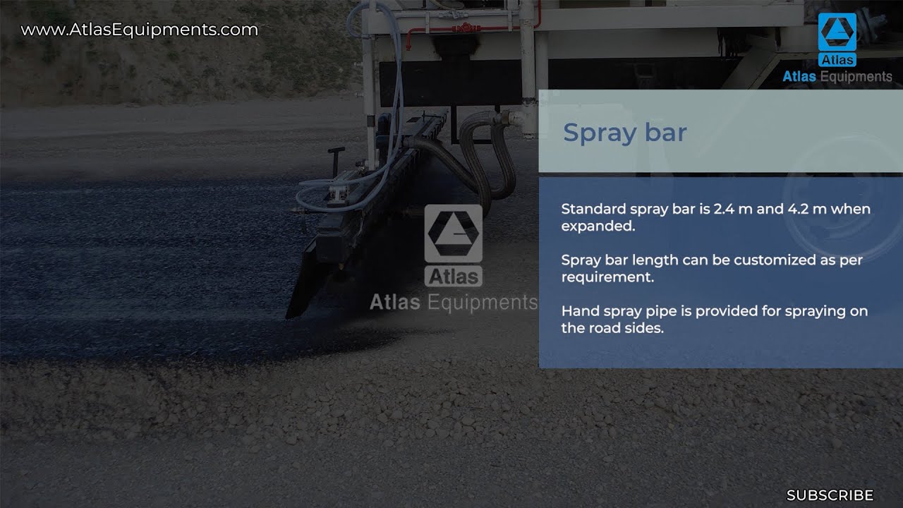 Bitumen pressure distributor - asphalt spraying machine
