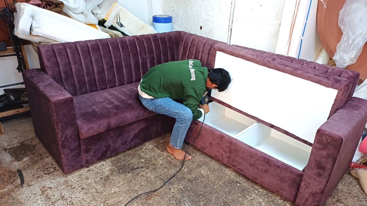 How To Make New Model Sofa With Storage //स्टोरेज वाला सोफा कैसे बनाएं?