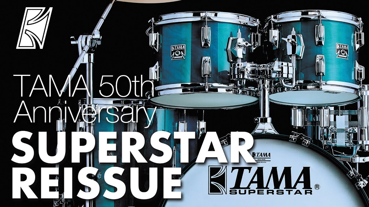 TAMA 50th Anniversary Limited Edition Superstar Reissue