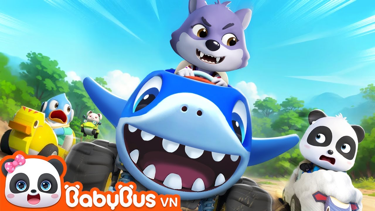 Kiki và xe buýt cá mập nhỏ | Hoạt hình gấu trúc | Nhạc thiếu nhi vui nhộn | BabyBus