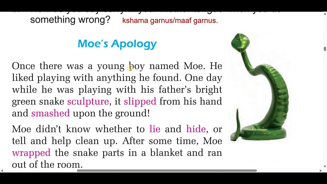 Class 5 English unit 4/grade 5 English unit 4/class 5 English chapter 4/Requesting and apologising
