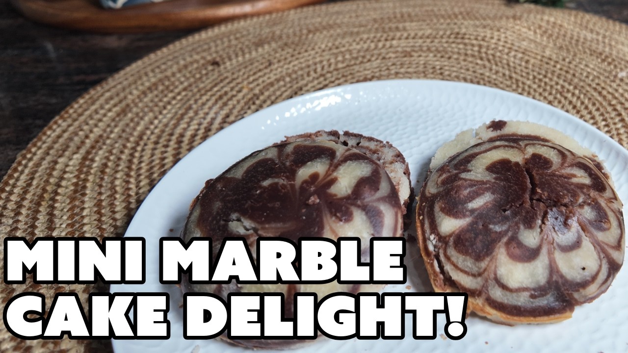 No Oven Mini Marble Cake | Easy & Soft Marble Cake at Home #video #easyrecipes