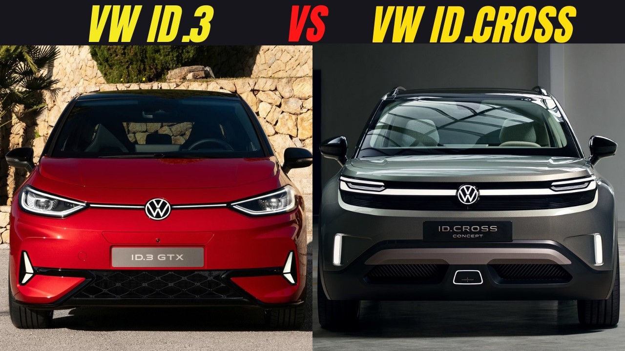 VW ID.Cross gegen 2025 VW ID.3 : Der ultimative Technik-Showdown!