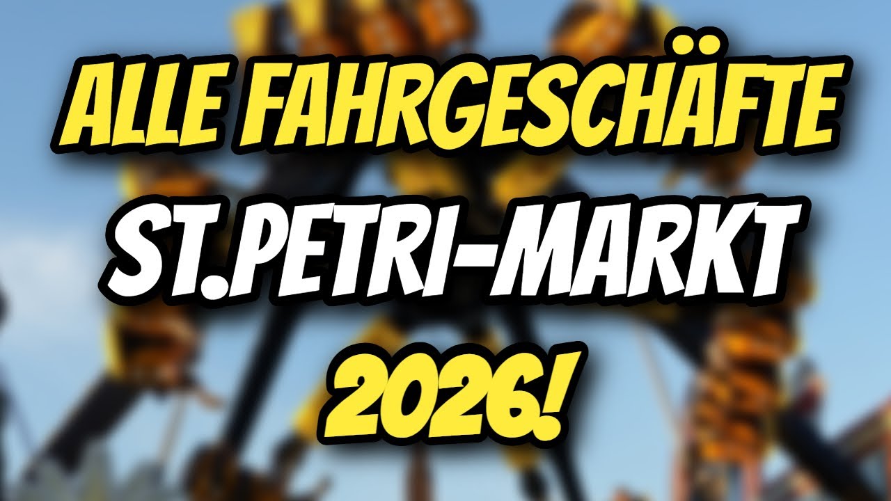 ALLE FAHRGESCH&Auml;FTE auf dem ST. Petri-Markt 2026 in VERSMOLD!