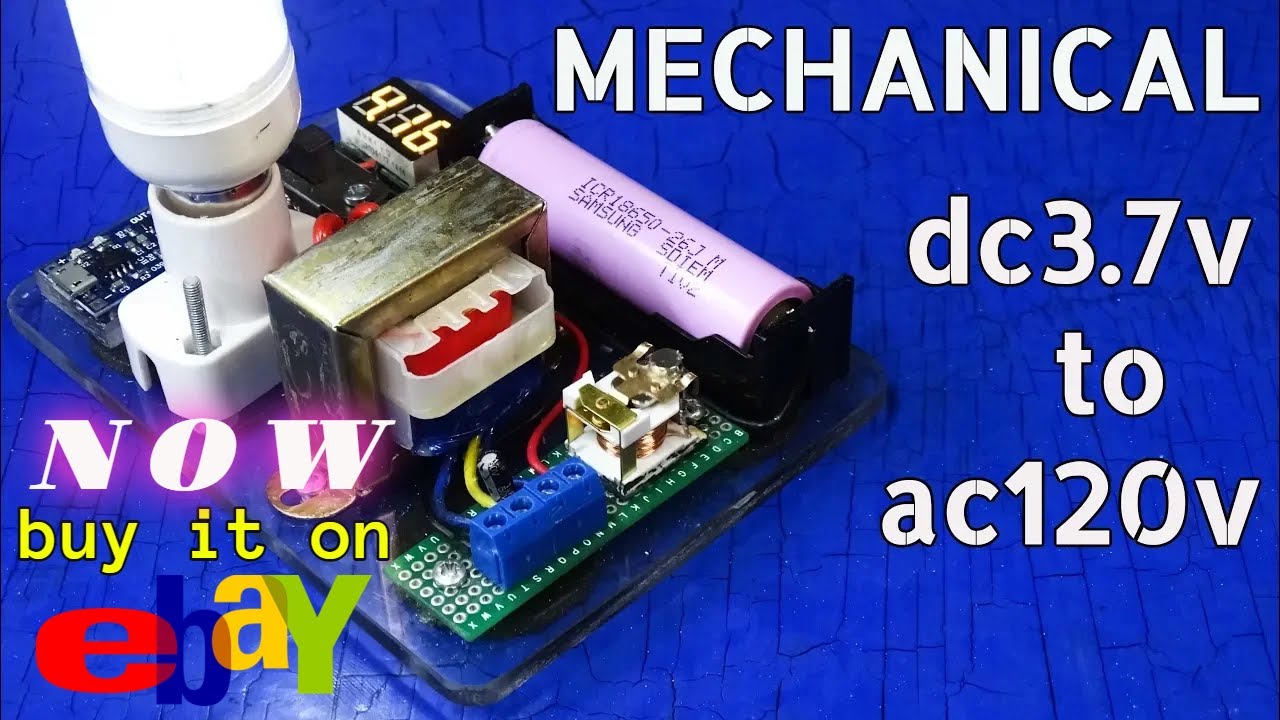 Magnetic Mechanical Relay Inverter 🔹 DC to AC without ICs or Transistors.
