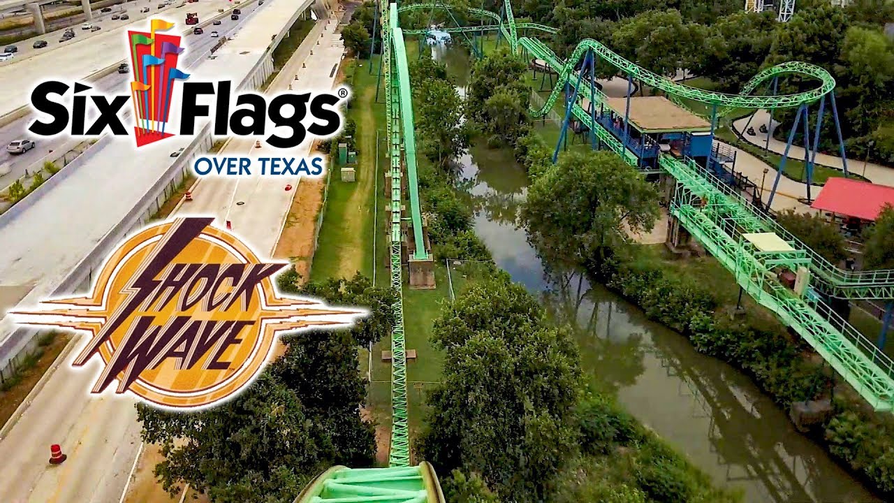 2019 Shock Wave On Ride Front Seat HD POV Six Flags Over Texas