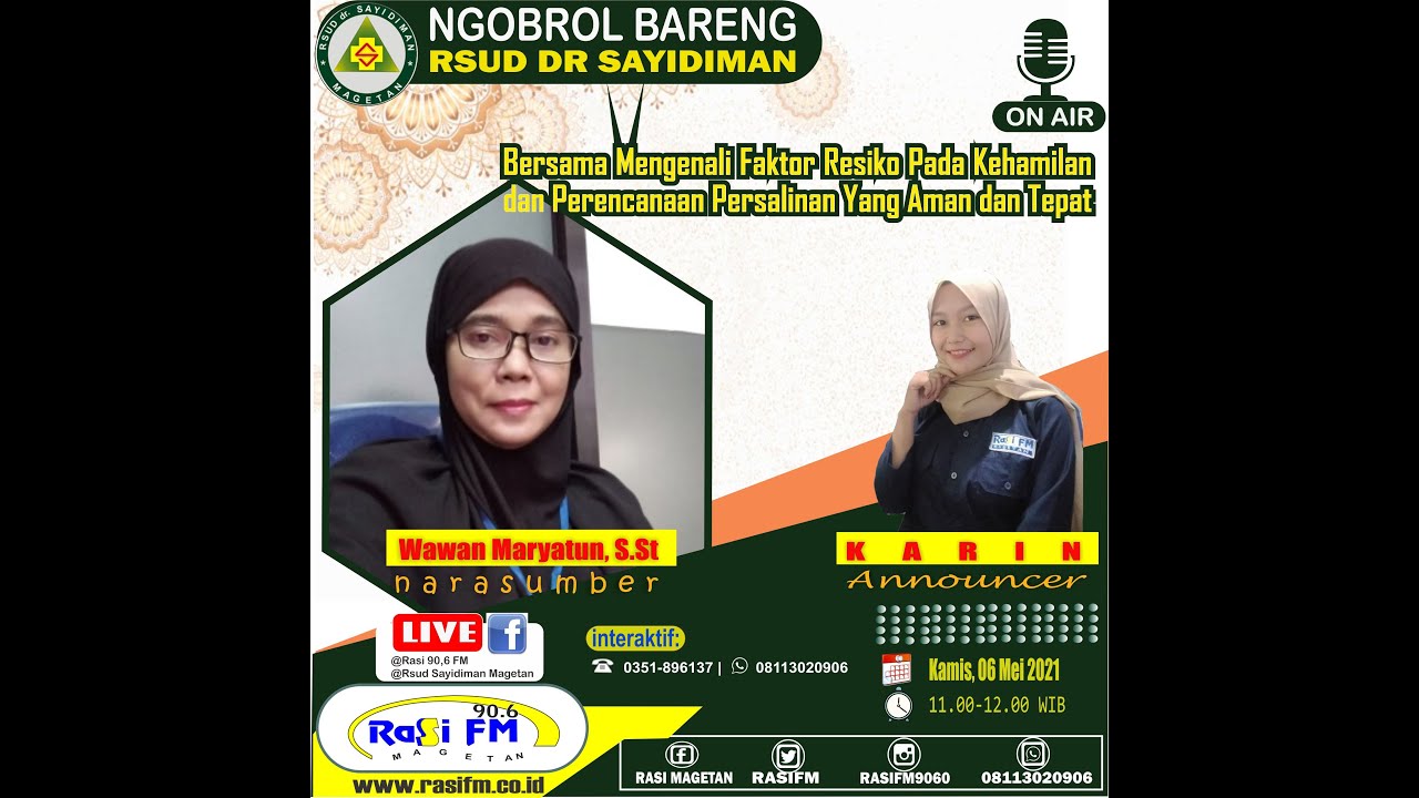 Ngobrol Sehat bareng Bunda Wawan Maryatun, S St l RSDS