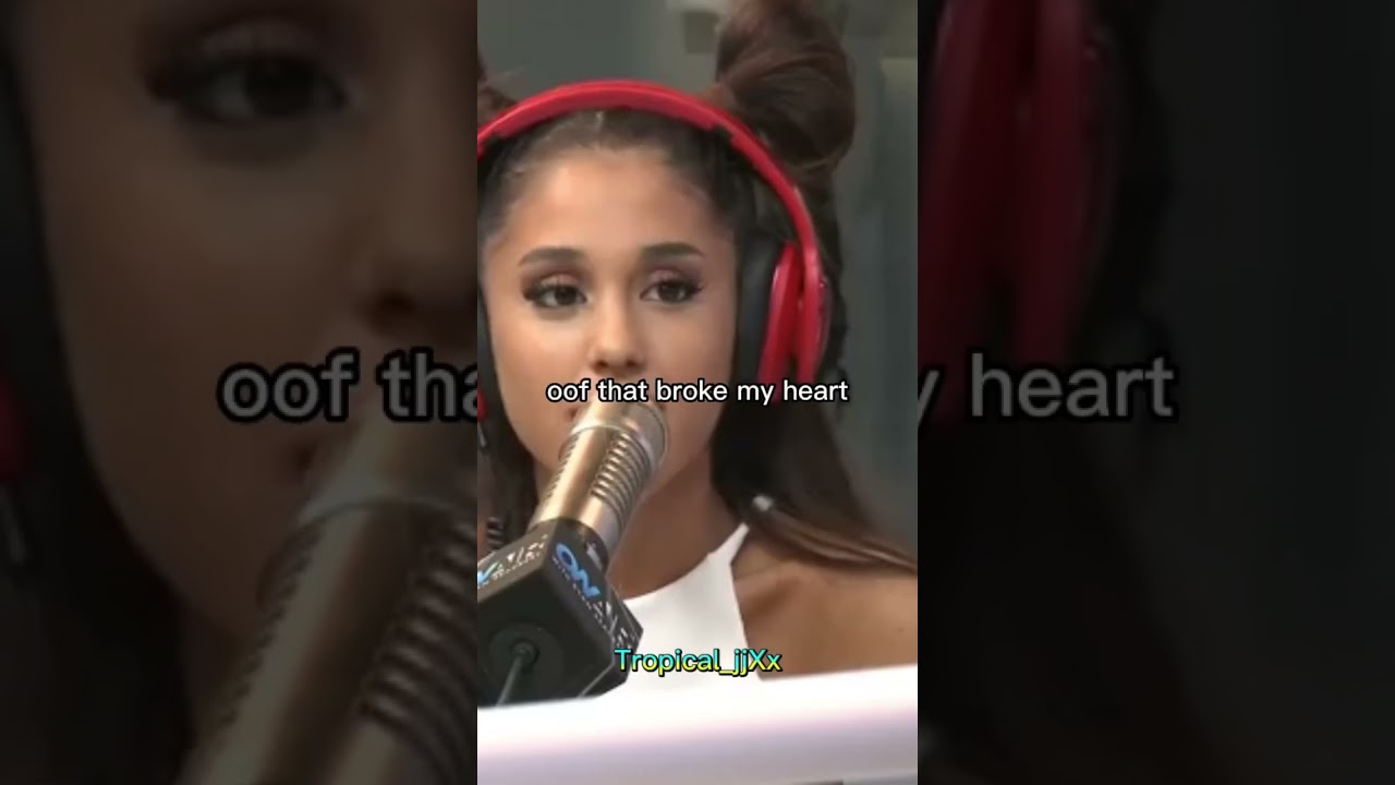 I was | Ariana Grande/ Ryan Seacrest