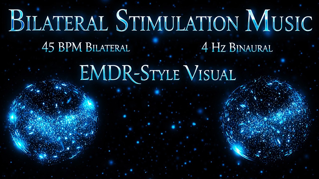 Safe Space | Deep Relaxation & Anxiety Relief 🎧 Bilateral Music | 4 Hz Binaural Beats | EMDR-Style