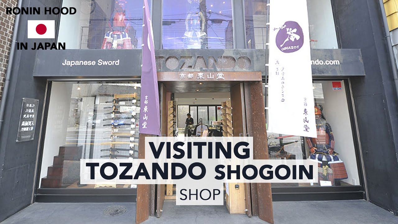VISITING TOZANDO IAIDO SHOP japan kyoto