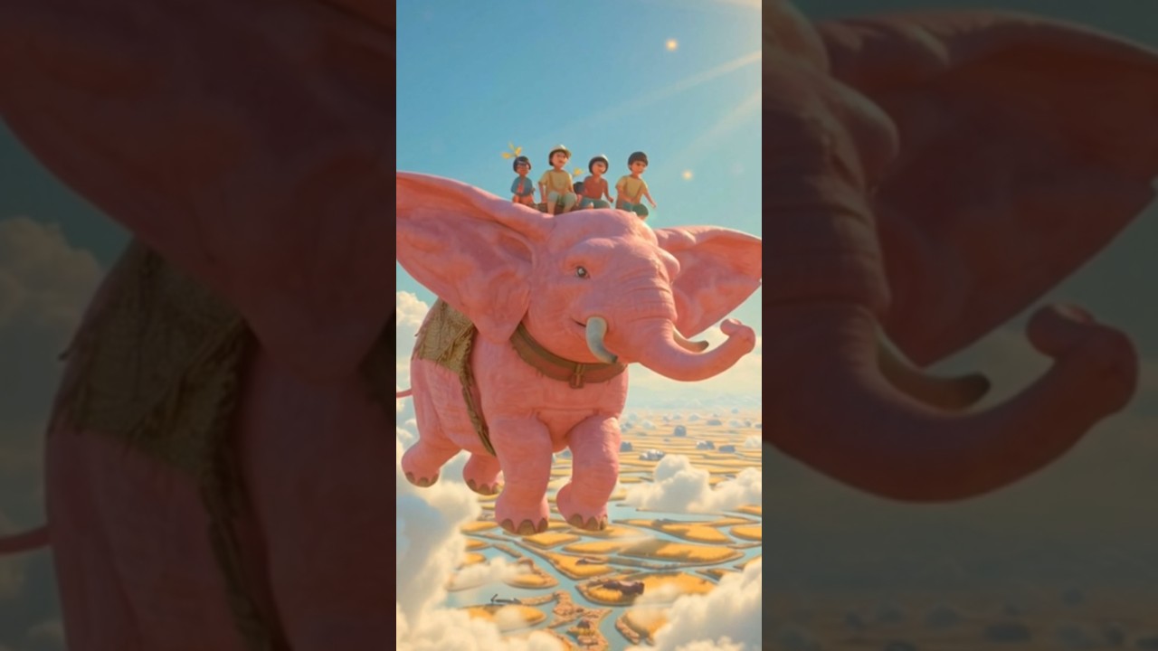 When a MAGIC Elephant Decides to Fly… Everything Changes 🐘☁️🪂 