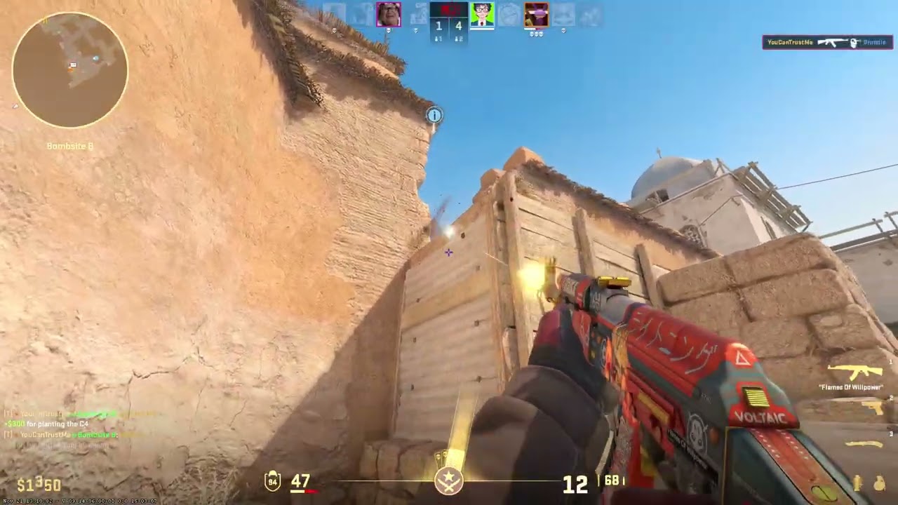 Dust 2 B site 4K
