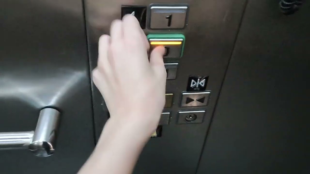 American Buttons! Schindler Elevator @ Bilkent University Building 106, Ankara, Turkey