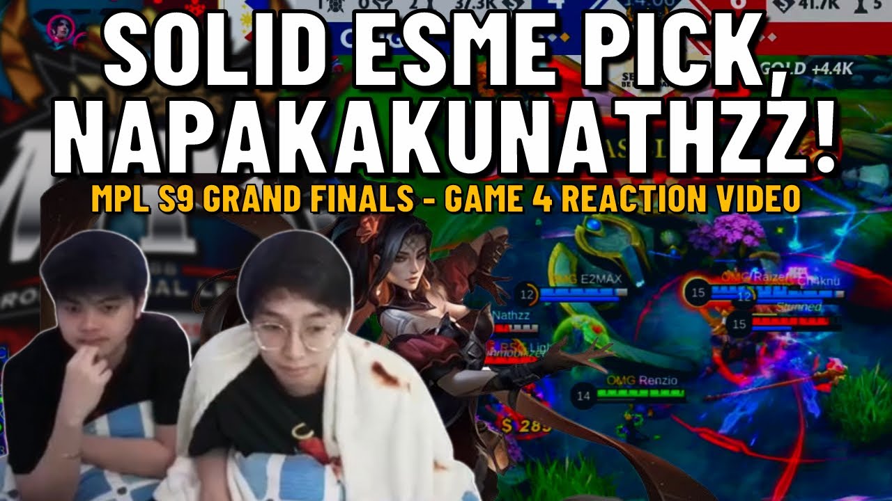 RSG VS. OMG | GAME 4 | MPL-PH GRAND FINALS | REACTION BY OHMYV33NUS AND WISE GAMING