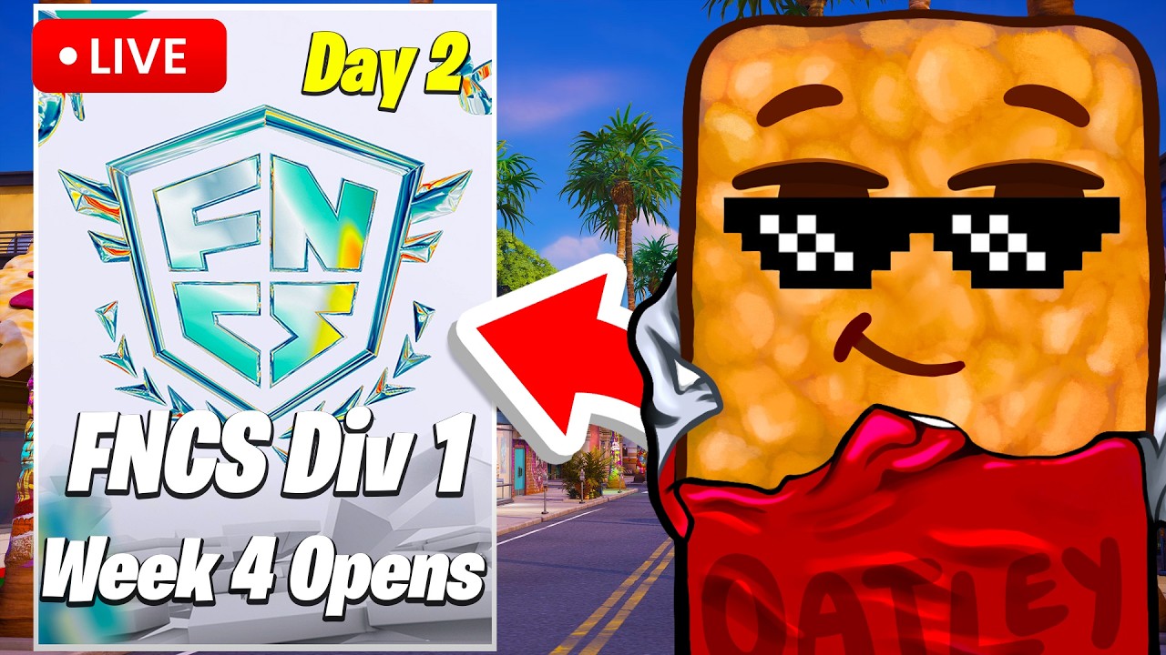 🔴LIVE - FNCS DIV 1 OPENS DAY 2 (Fortnite)