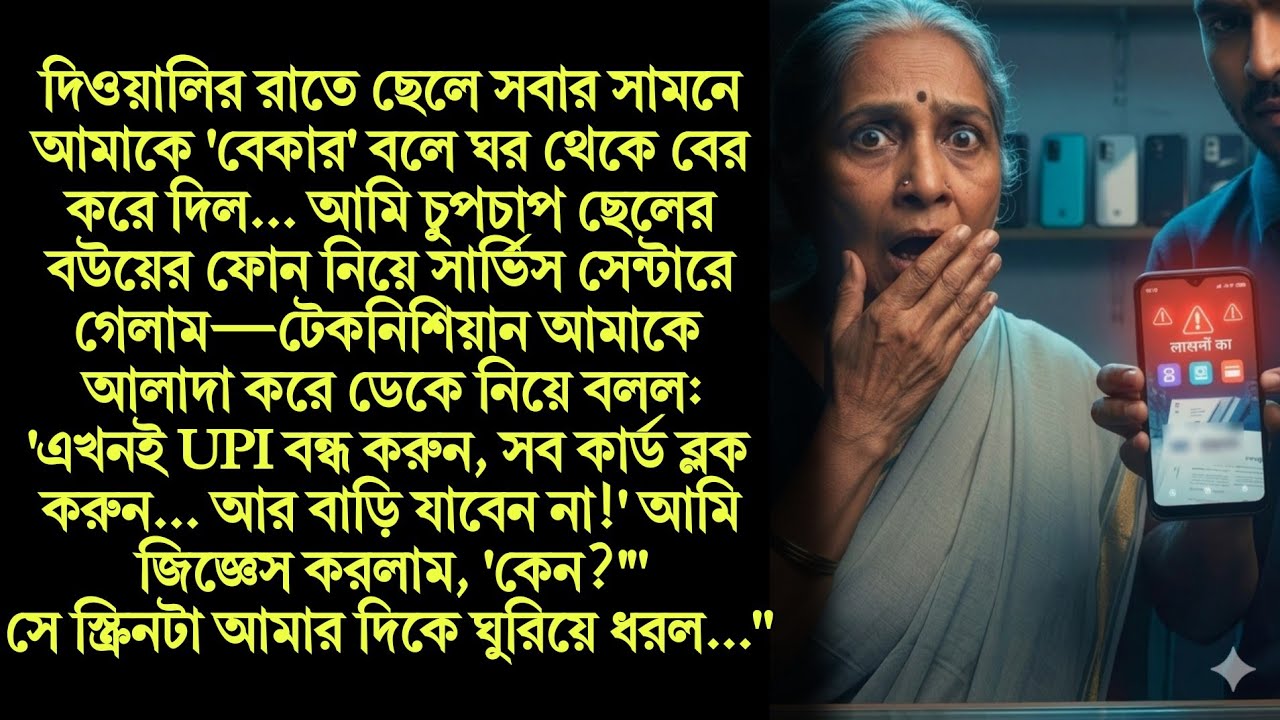 ফোনের স্ক্রিনে কী এমন ছিল? টেকনিশিয়ানের এক কথাতেই মায়ের মাথায় আকাশ ভেঙে পড়ল
