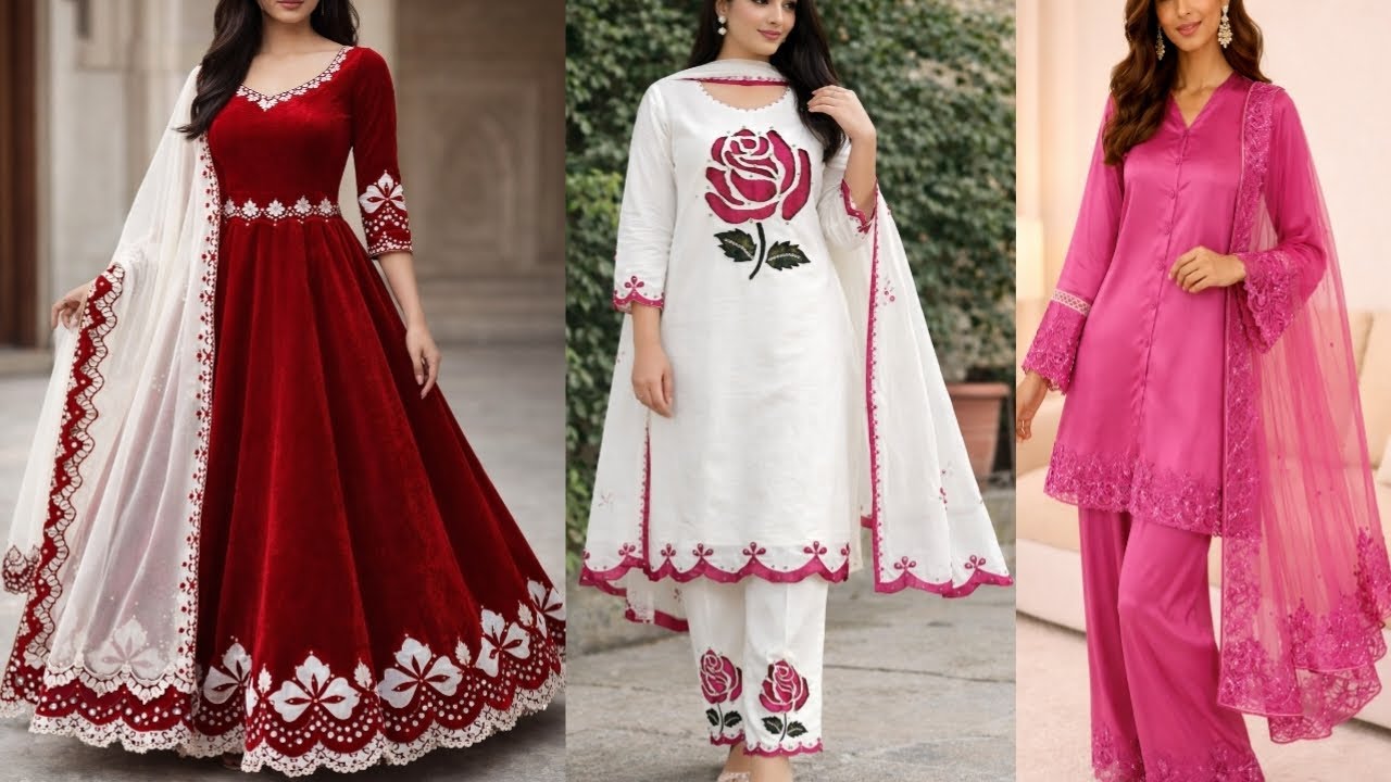 3 Stunning Cutwork Dress Designs | Latest Kurti, Anarkali & Suit Cutwork | Heavy Cutwork Embroidery