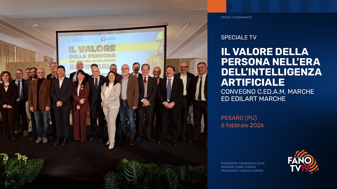 Il valore della persona nell'era dell'AI - Convegno CEDAM Marche ed Edilart Marche