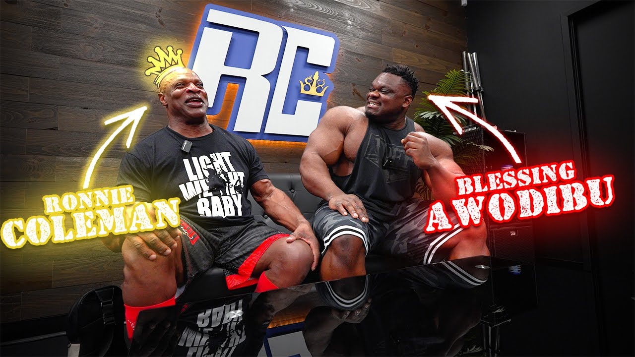 Ronnie Coleman Trains Blessing Awodibu for the Mr .Olympia | Chest & Triceps