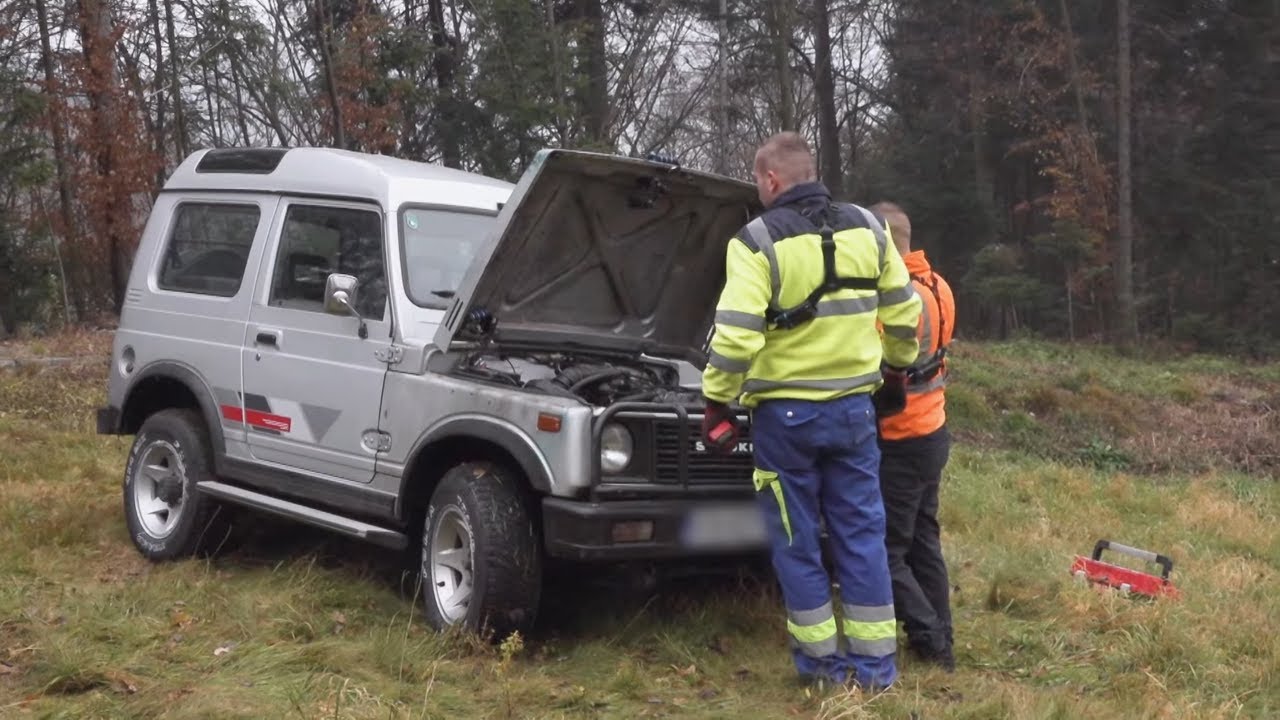 Samurai nawalił mu w terenie podczas jazdy testowej! #Mobilni_Mechanicy