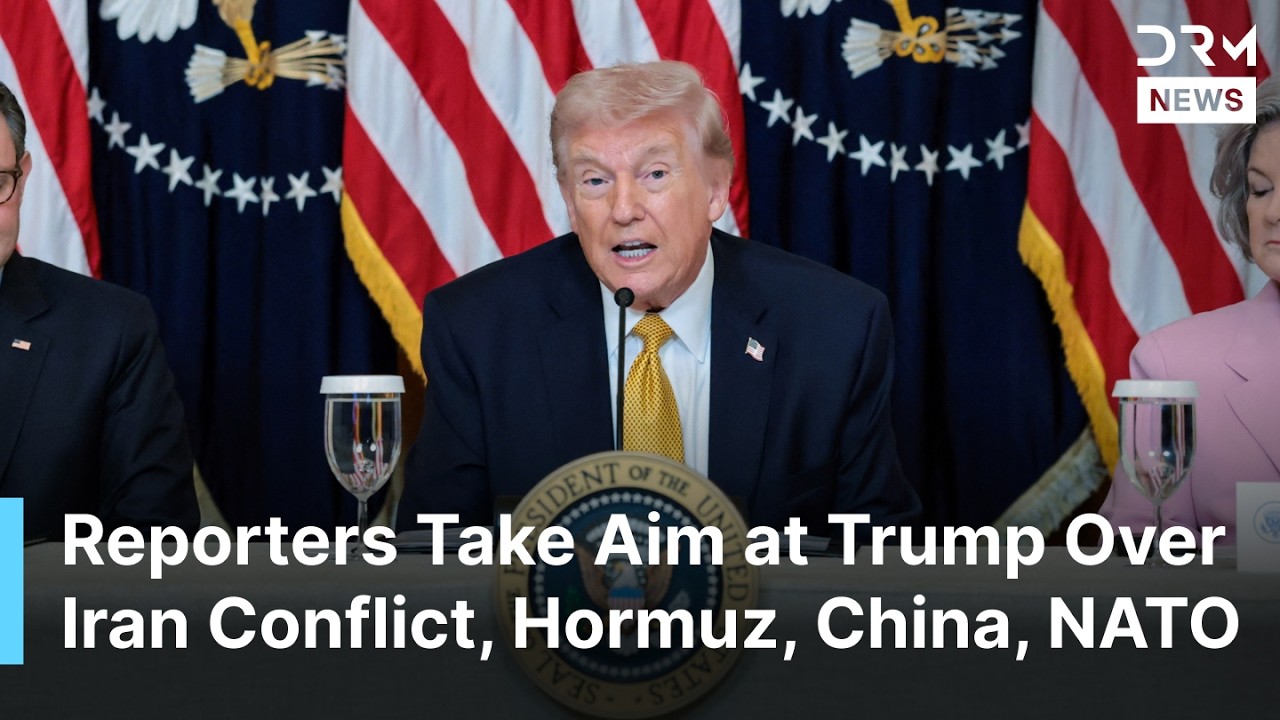 FULL Q&A – Reporters Take Aim at Trump Over Iran Conflict, Strait of Hormuz, China, NATO | AC1N