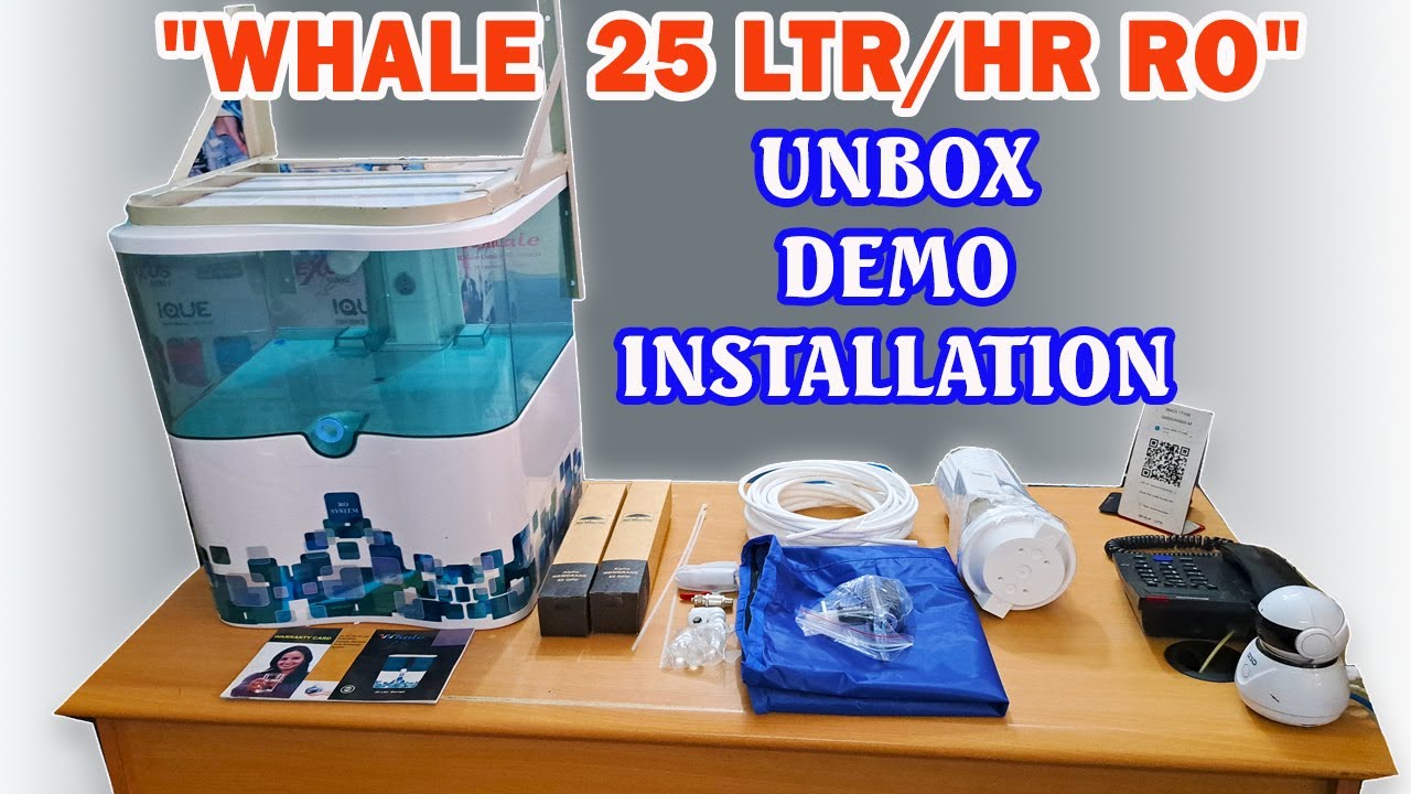 WHALE RO WATER FILTER UNBOX 25 LTR/HR,DEMO,INSTALLATION VIDEO TAMIL | CHANNEL RMS | #whalerofilter