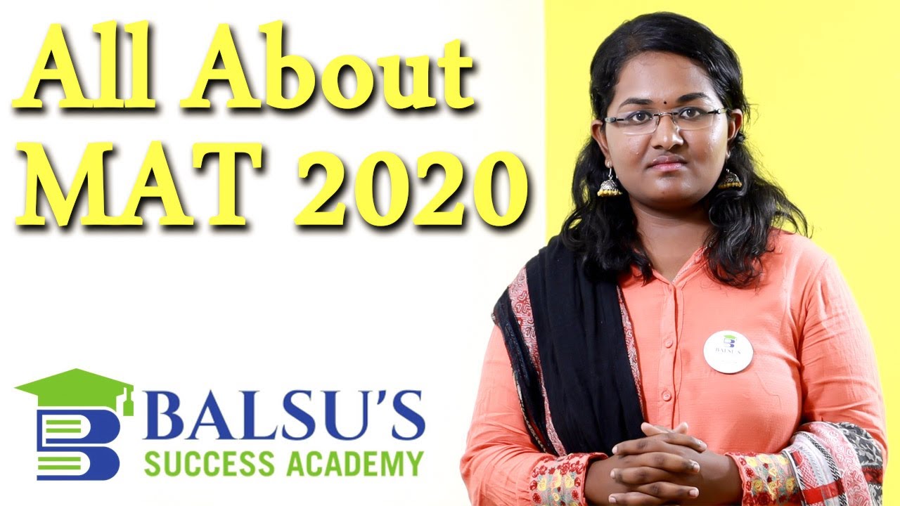 MAT 2020 Exam Analysis | All About MAT Exam 2020 | Difficulty Level | Balsu's Success Academy