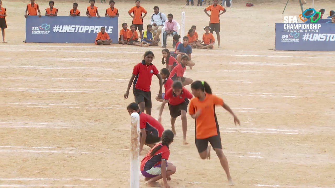 Kho Kho Girls U 14 Final | SFA Championship Hyderabad | Sports For All