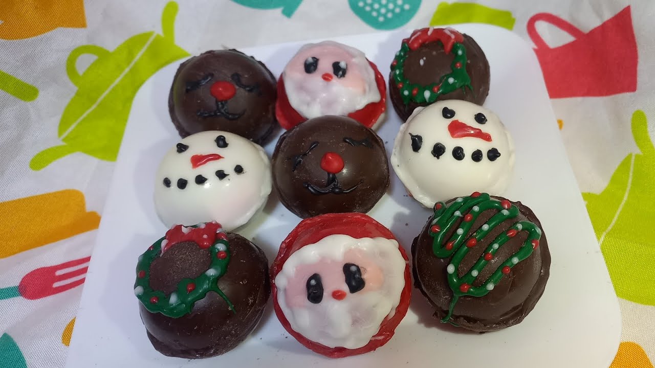 Esferas navideñas de chocolate🎅🎄🎊⛄️ 