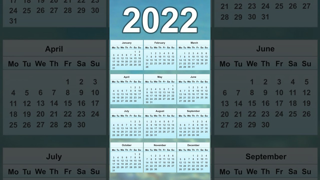 2022 Calendar